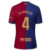 Officiële Voetbalshirt + Korte Broek FC Barcelona R. Araujo 4 Thuis 2024-25 - Kids